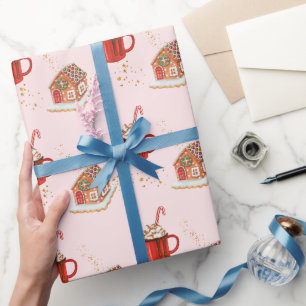 Presente Pão-de-rosa Pão-de-Pão-Pia Papel de Mola de Natal
