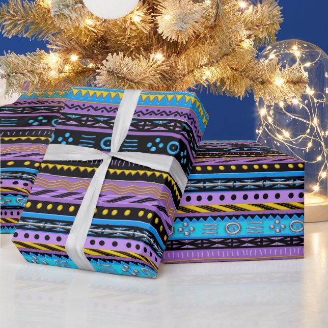 Presente Papel Africano de Acondicionamento de Padrões (Feriados)