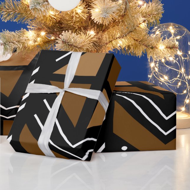 Presente Papel Africano de Enrolamento de Lama (Feriados)