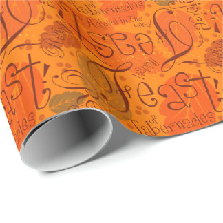 Presente Papel alaranjado do banquete de Scatterletter