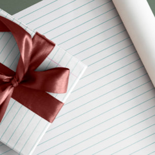 Presente Papel amplo de enrolamento de notebook em execução