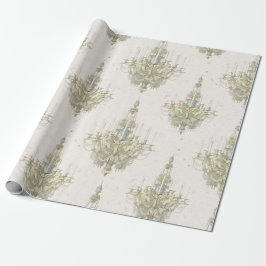 Presente Papel antigo de Decoupage do Chandelier/Quebra de 