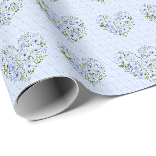 Presente Papel Azul de Enxertamento Floral (Ponta do rolo)