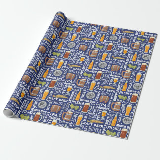 Presente Papel Azul de Moldagem de Estilos de Cerveja