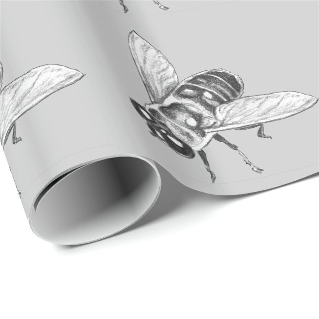 Presente Papel bonito do inseto da abelha do papel de (Ponta do rolo)