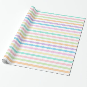 Presente Papel bonito para enrolamento de tiras horizontais
