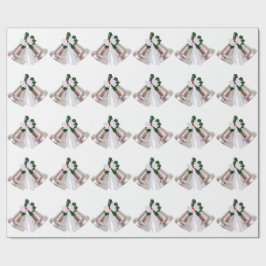 Presente Papel branco de enrolamento das pratas