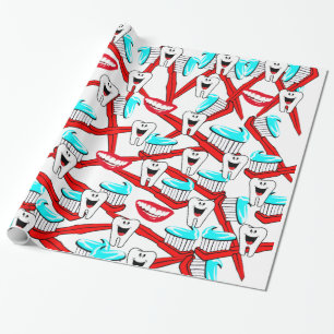 Presente Papel Brilhante, Pasta De Dentes
