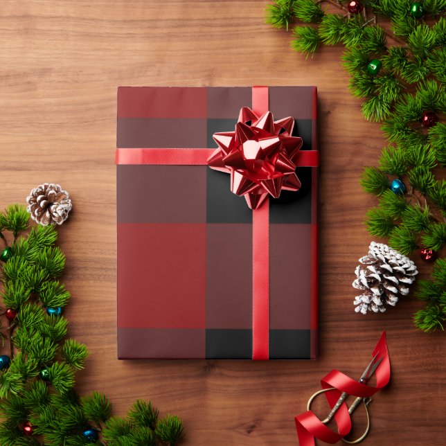 Presente Papel clássico de enrolamento de Xadrezes de Buffa (Presente de Natal)