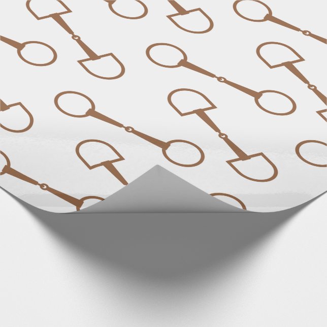 Presente Papel clássico de moldagem do bit do Snaffle (Ponta)