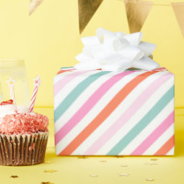 Presente Papel Colorido de Aniversário Girly