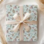 Presente Papel de Aguarela Ostra Marinha Costeira<br><div class="desc">Este elegante papel de embrulho temático de ostra é perfeito para casamentos costeiros, chás de noiva e presentes inspirados no oceano. Com delicada arte de ostra, adiciona um toque requintado de praia a caixas de presentes, lembranças e bolsas de boas-vindas. Ideal para chás de noiva de ostras e champanhe, casamentos...</div>