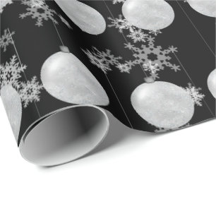 Presente Papel De Arranque De enfeites de natal E Flocos De