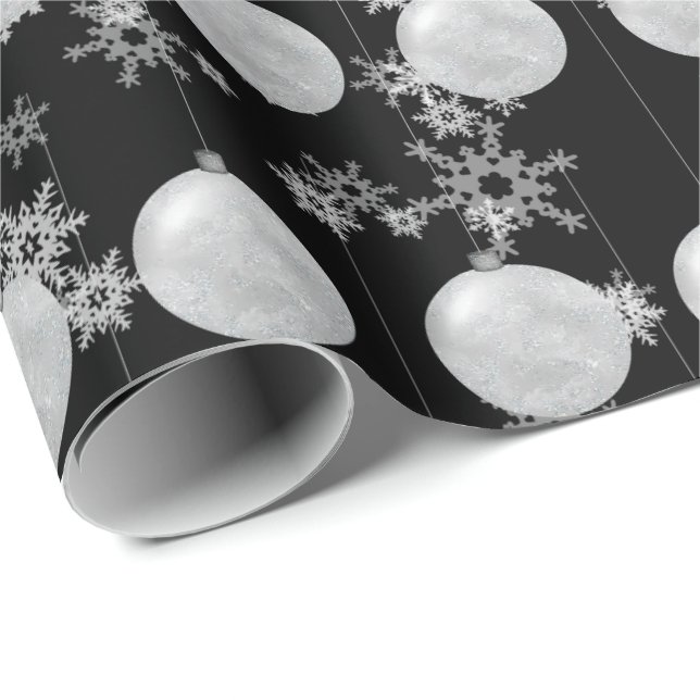 Presente Papel De Arranque De enfeites de natal E Flocos De (Ponta do rolo)