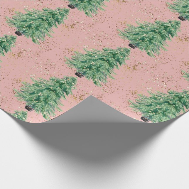 Presente Papel de árvore de Natal tradicional/clássico (Ponta)