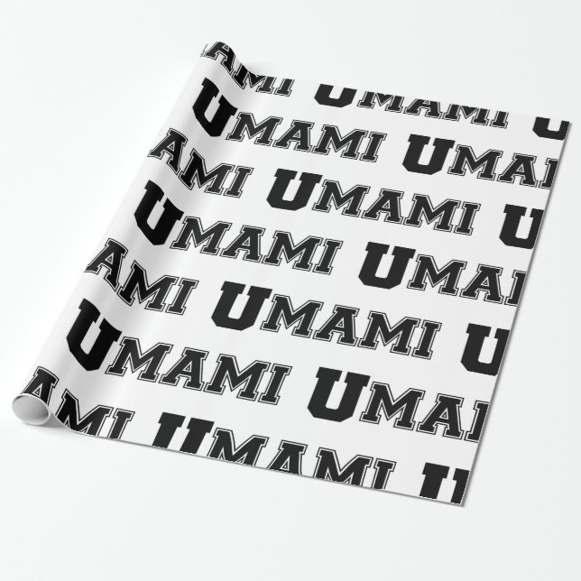PRESENTE PAPEL DE EMBALAGEM DA FACULDADE UMAMI (Desenrolado)
