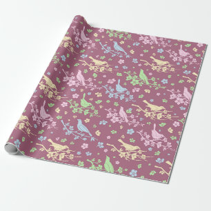 Presente Papel De Embalagem De Aves