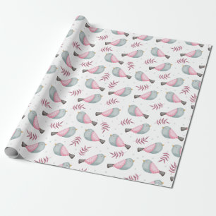 Presente Papel De Embalagem De Aves