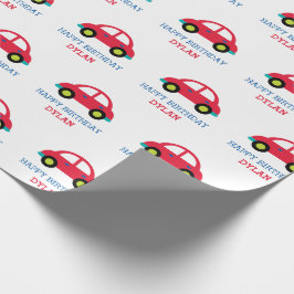 Presente Papel De Embalagem De Carros (Personalizado Para O