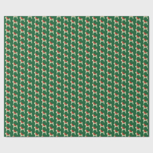 Presente Papel De Embalagem De Cavalo De Poinsettia De Nata