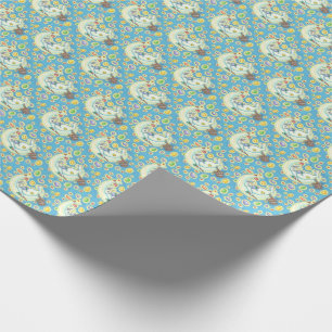 PRESENTE PAPEL DE EMBALAGEM DE LUA LESTE BUNNY JELLY BEAN D