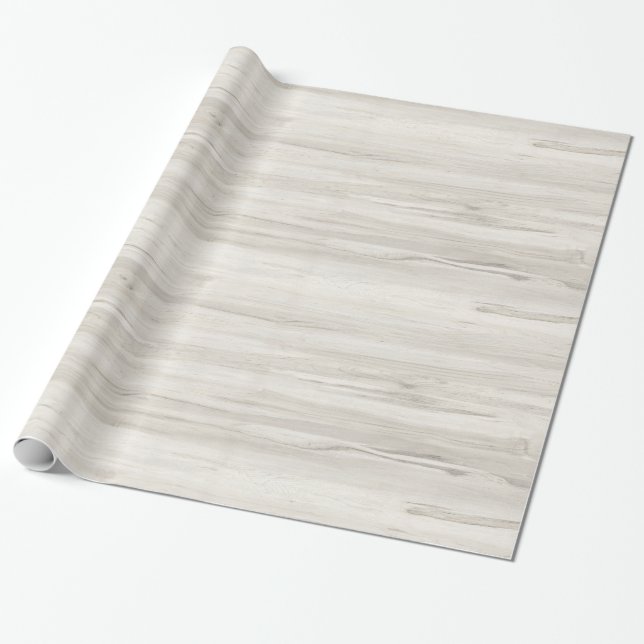 Presente Papel de embalagem de madeira de cor creme claro (Desenrolado)