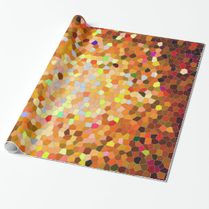 Presente Papel de embalagem de mosaico Fiesta