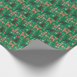 Presente Papel de embalagem de Natal de Ouro