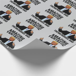 PRESENTE PAPEL DE EMBALAGEM DE NATAL DE TREMENDO PAI