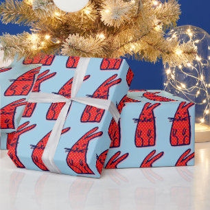 PRESENTE PAPEL DE EMBALAGEM DE NATAL OU ANIVERSÁRIO DO COEL