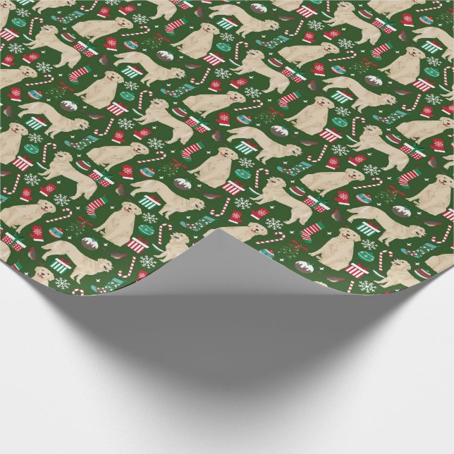 Presente Papel de embalagem de Natal para Ouro (Ponta)