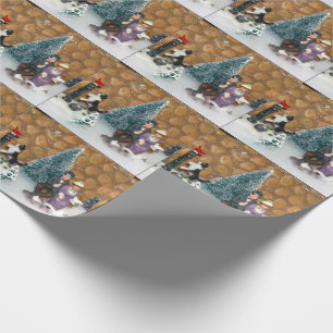Presente Papel de Embalagem de Natal para Pássaros (1213)
