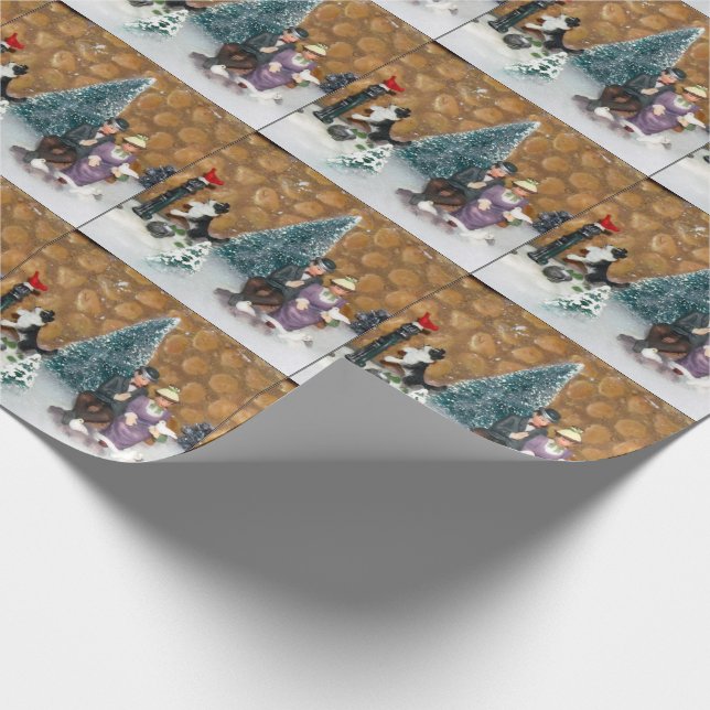 Presente Papel de Embalagem de Natal para Pássaros (1213) (Ponta)