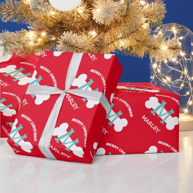 Presente Papel de embalagem de Natal vermelho e bonito para (Feriados)
