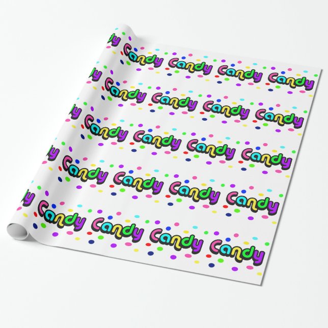 Presente Papel de embalagem doce (Desenrolado)