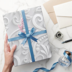 Presente Papel De Embalagem Floral De 30 Polegadas * 60 Pés