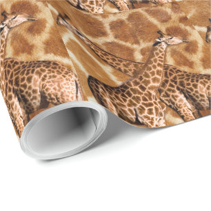 Presente Papel De Embalagem Girafa 1A