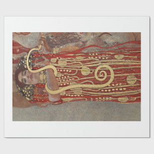 PRESENTE PAPEL DE EMBALAGEM: GUSTAV KLIMT : HIGIAIA: 1907