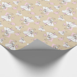 Presente Papel de embalagem múltipla neutro de moda