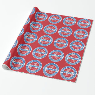 Presente Papel de embalagem NORDKAPP Noruega