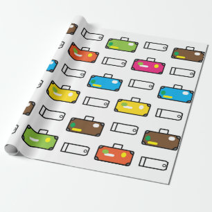 Presente Papel de embalagem para bagagem de Viagem