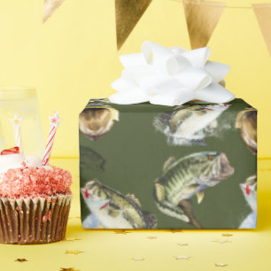 Presente Papel De Embalagem Para Pesca Da Boca-Larga