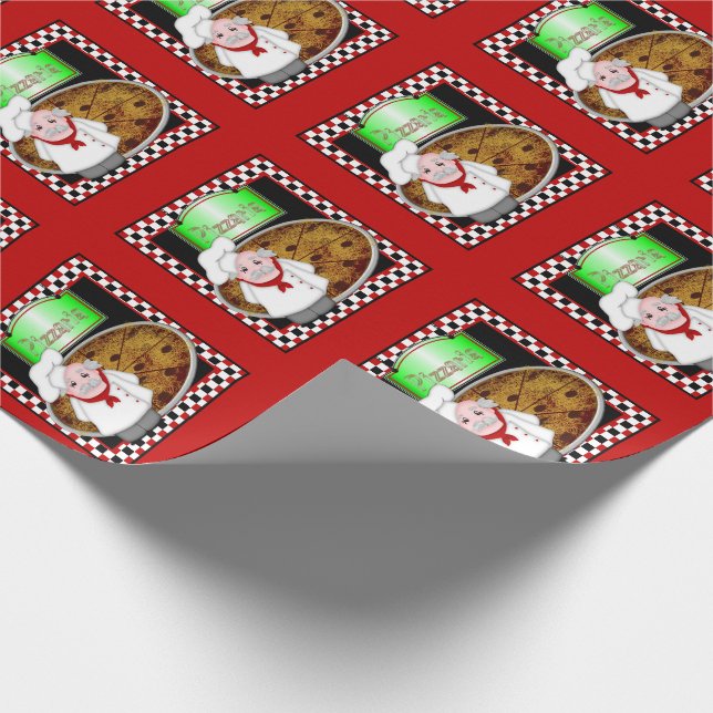Presente Papel De Embalagem Pizzaria-Gift (Ponta)