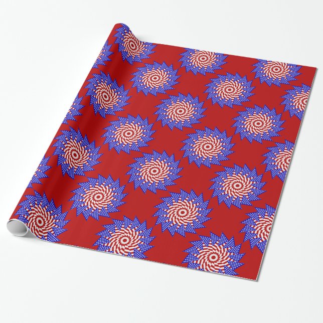 Presente PAPEL DE EMBALAGEM S12R-GIFT Flag Teabag Folding (Desenrolado)