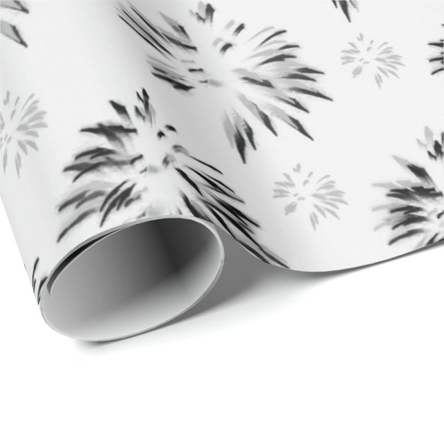 Presente Papel de embalagem único, brilhante, colorido, fes (Ponta do rolo)