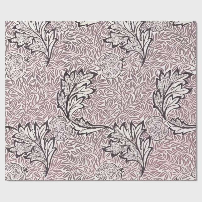 PRESENTE PAPEL DE EMBALAGEM: WILLIAM MORRIS: APPLE (Aberto)