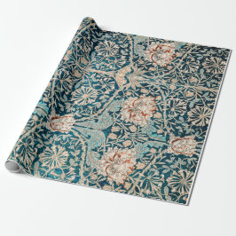 PRESENTE PAPEL DE EMBALAGEM: WILLIAM MORRIS : HONEYSUCKLE