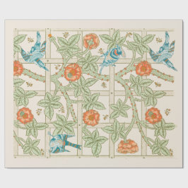 PRESENTE PAPEL DE EMBALAGEM: WILLIAM MORRIS : TRELLIS PATTE