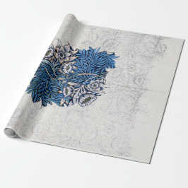 PRESENTE PAPEL DE EMBALAGEM: WILLIAM MORRIS : TULIP & WILLO