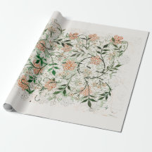 PAPEL DE EMBALAGEM: WILLIAM MORRISE : JASMINE